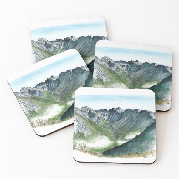 Item preview, Milford Track - Mackinnon Pass View designed and sold by Tom Napper Design.