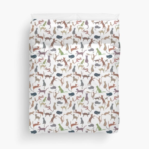 Cats game Duvet Cover