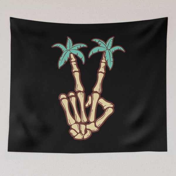 Item preview, Summer Vibes Peace Out Skeleton Hand  designed and sold by JirfHend.
