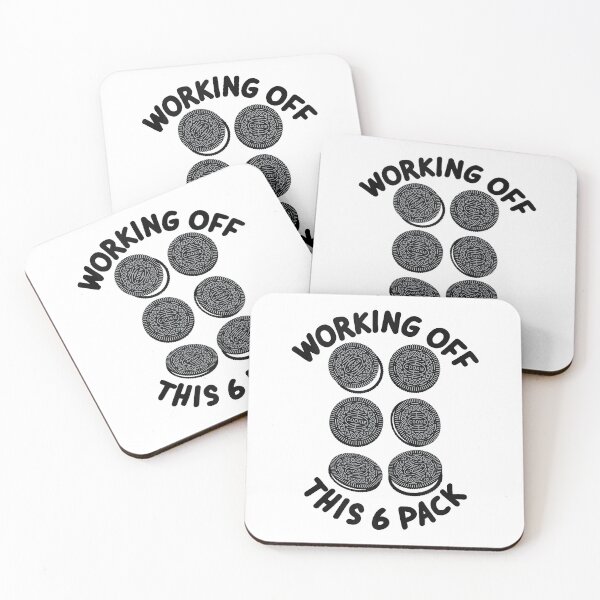 Item preview, Working Off This 6 Pack Funny Gym Fitness Cookie Lover  designed and sold by baumbachpox61.