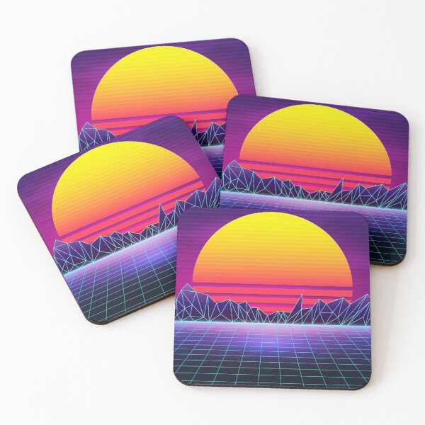 Item preview, Brazen Yellow Sunset Synthwave designed and sold by MaiZephyr.