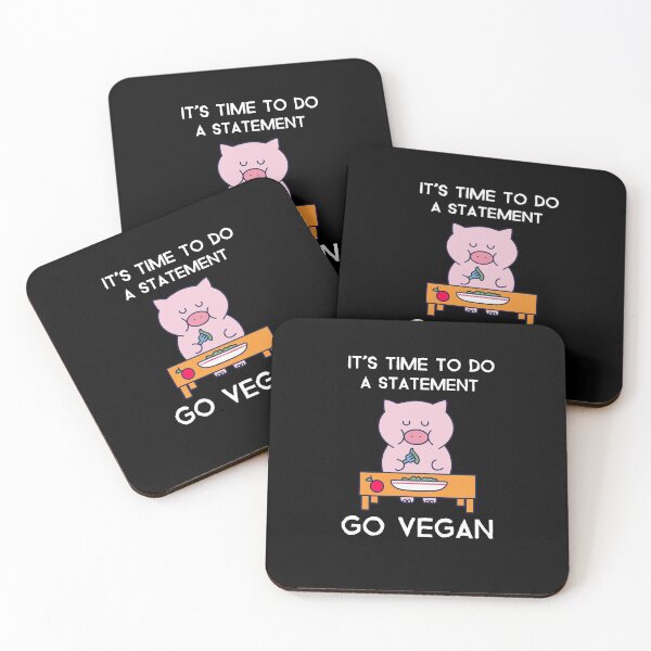 Item preview, It's time to make a statement, cute pig that eats vegetables designed and sold by GLwithUs.