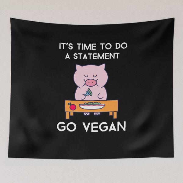 Item preview, It's time to make a statement, cute pig that eats vegetables designed and sold by GLwithUs.