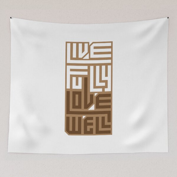 Item preview, Live fully love well typography designed and sold by NexeDesigns.