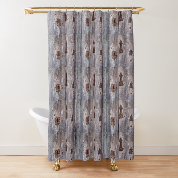 Item preview, Old wooden door with rusty locks. designed and sold by cloud7.