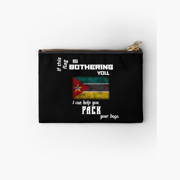 Item preview, Mozambican flag - pack your bags designed and sold by 2Girls1Shirt.