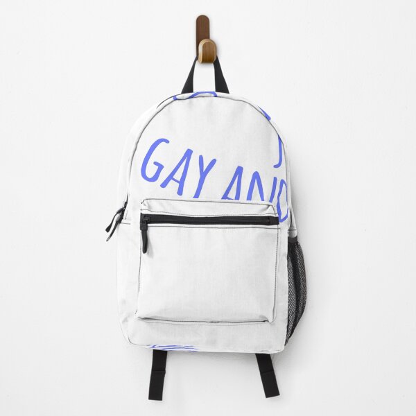 Item preview, just gay and anxious (blue) funny lgbt designed and sold by emcazalet.