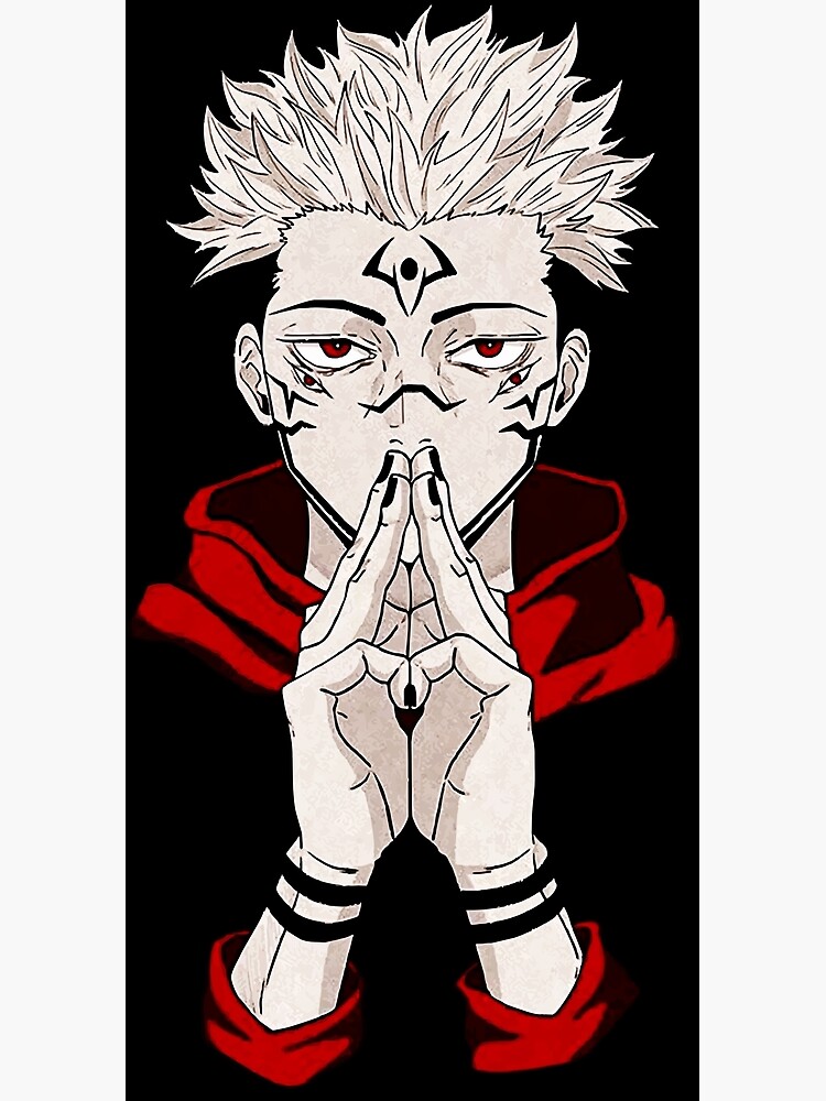 "king of curses sukuna artwork" Poster by torresdebra | Redbubble