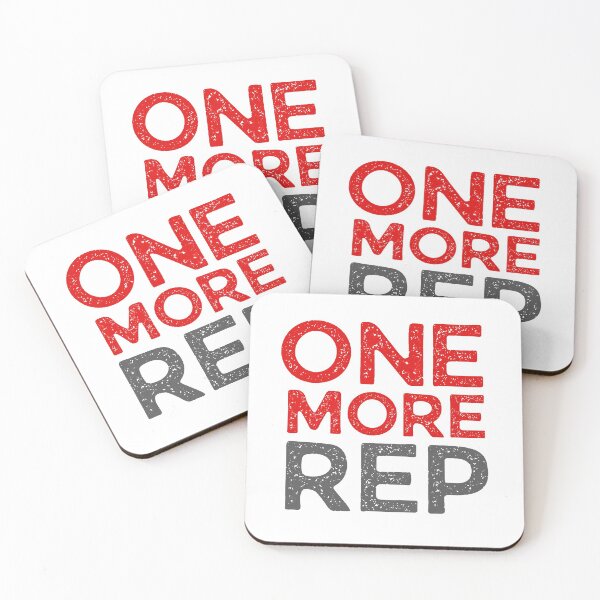 Item preview, One More Rep Gym Motivation designed and sold by Joy Poddar.
