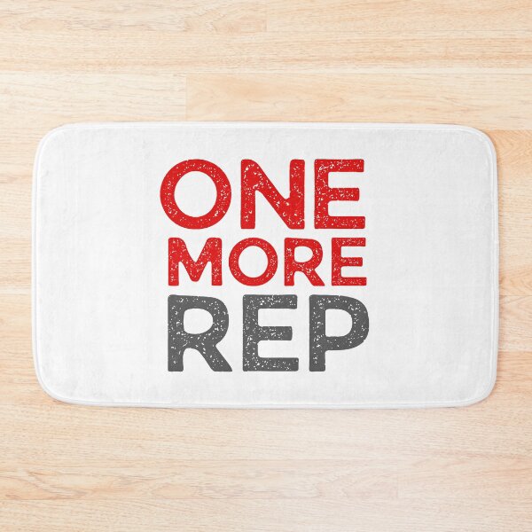 Item preview, One More Rep Gym Motivation designed and sold by Joy Poddar.