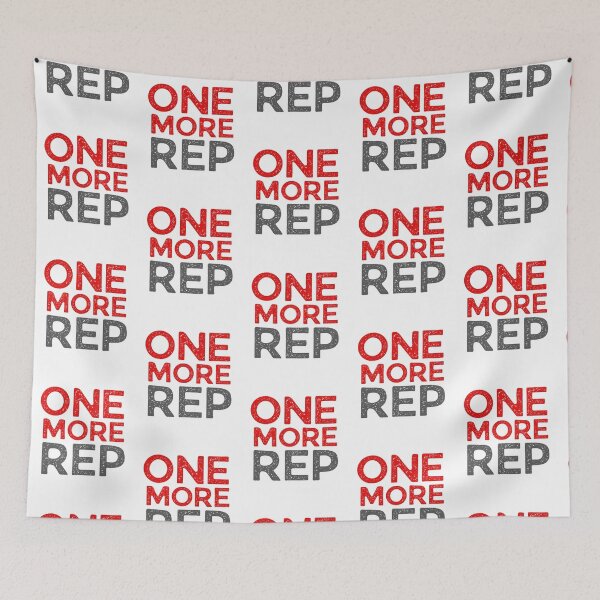 Item preview, One More Rep Gym Motivation designed and sold by Joy Poddar.