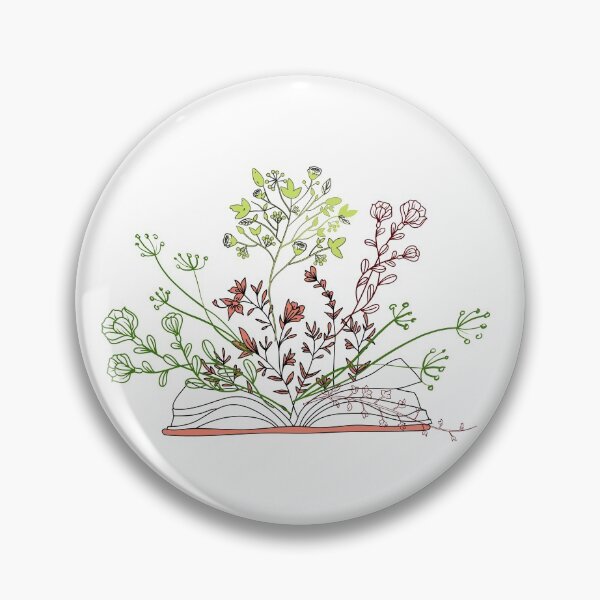 Item preview, Open book with flowers growing out. designed and sold by Shir-designs.