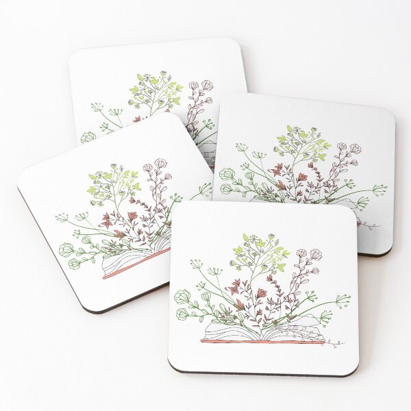 Item preview, Open book with flowers growing out. designed and sold by Shir-designs.