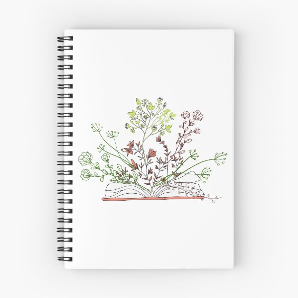Item preview, Open book with flowers growing out. designed and sold by Shir-designs.