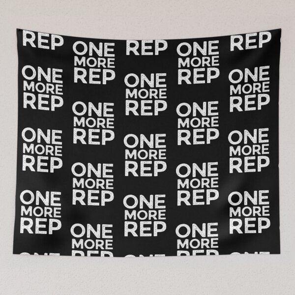 Item preview, One More Rep Gym Motivation designed and sold by Joy Poddar.