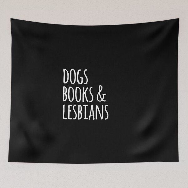 Item preview, dogs books & and lesbians (funny cute lgbt simple)  designed and sold by emcazalet.