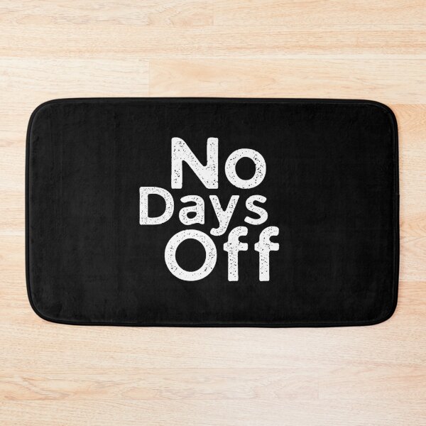 Item preview, No Days Off Gym Motivation designed and sold by Joy Poddar.