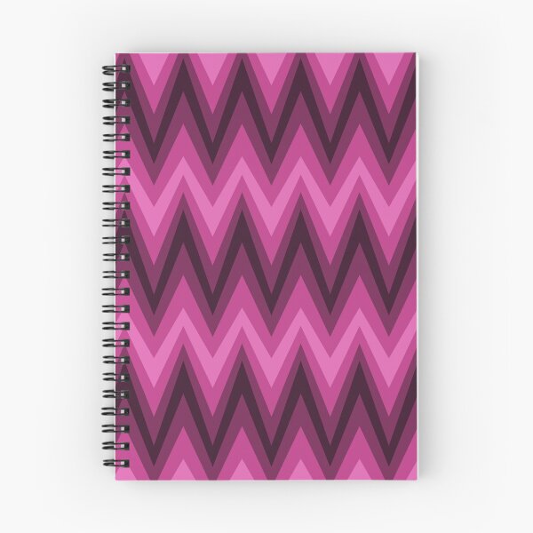 Aperçu de l'œuvre Motif Zig-Zag rose créée et vendue par nerdfelt.