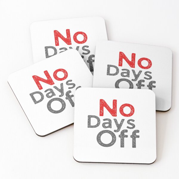 Item preview, No Days Off Gym Motivation designed and sold by Joy Poddar.