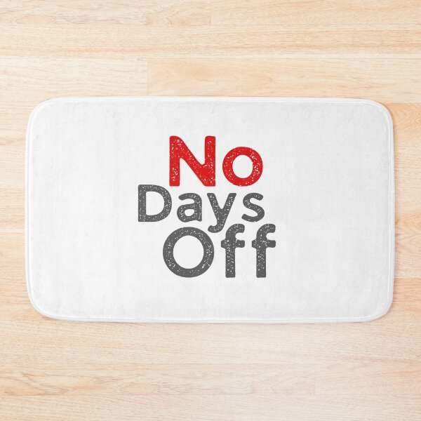 Item preview, No Days Off Gym Motivation designed and sold by Joy Poddar.