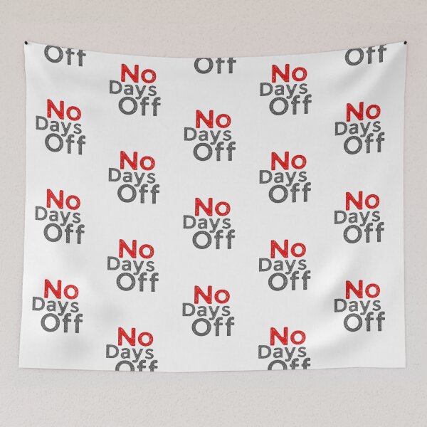Item preview, No Days Off Gym Motivation designed and sold by Joy Poddar.