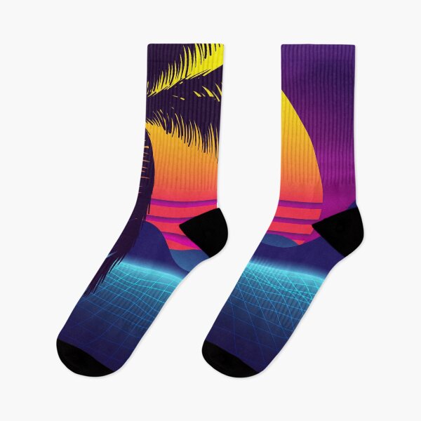 Item preview, Classic Palm Tree Sunset Synthwave designed and sold by MaiZephyr.