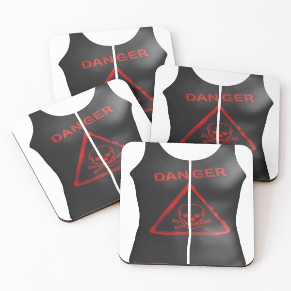 Item preview, Danger Skull red  designed and sold by roleshop.