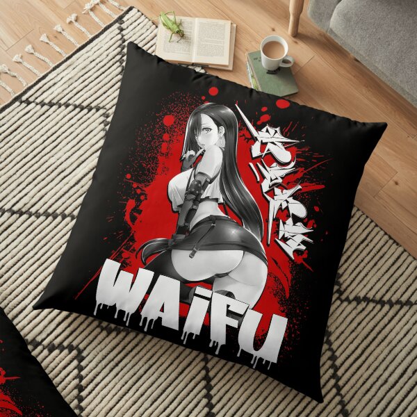 Tifa Lockhart Graffiti - Remake FF7 Coussin de sol