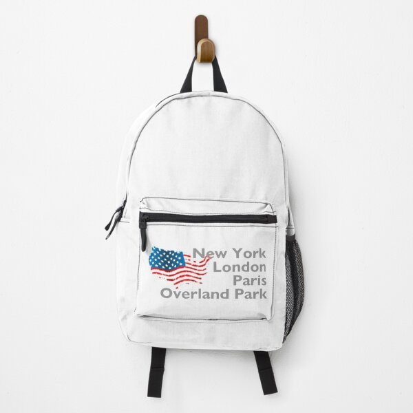New York London Paris Overland Park Backpack