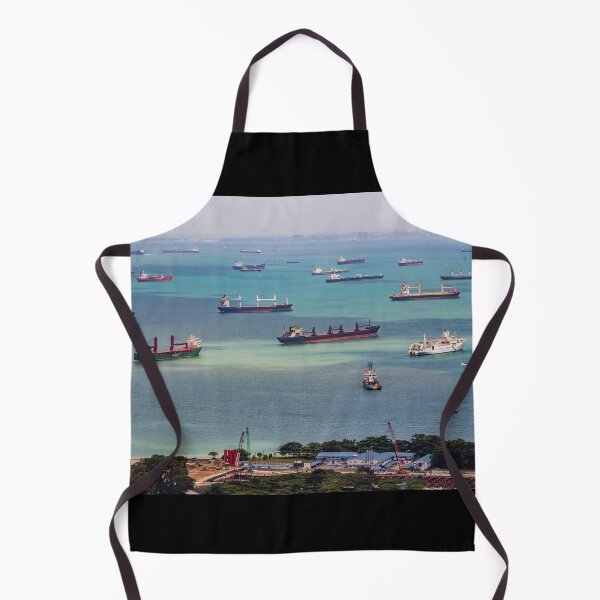 Item preview, Vessels Anchoring in Front of Singapore City designed and sold by holgermader.