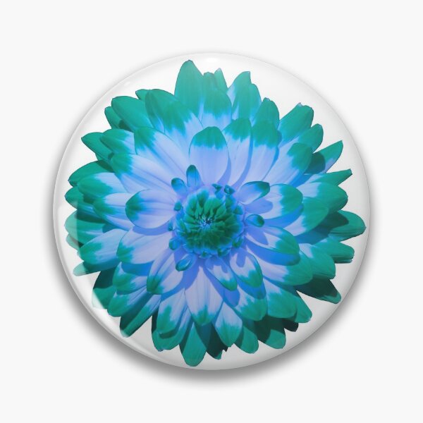 Item preview, Blue and Green Dahlia designed and sold by JoellAnnJacob.