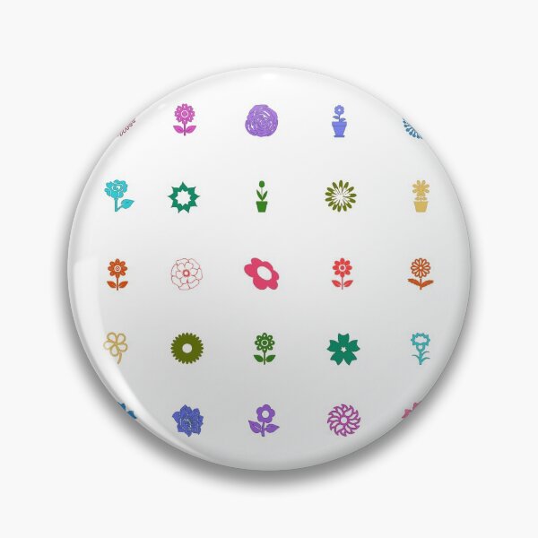 Item preview, Rainbow Flower Icons Value Pack designed and sold by everything4eva.