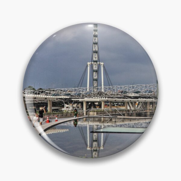 Item preview, Singapore Flyer behind Helix Bridge - Singapore designed and sold by holgermader.