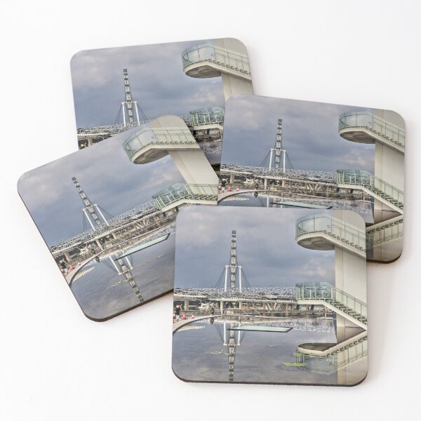 Item preview, Singapore Flyer behind Helix Bridge - Singapore designed and sold by holgermader.