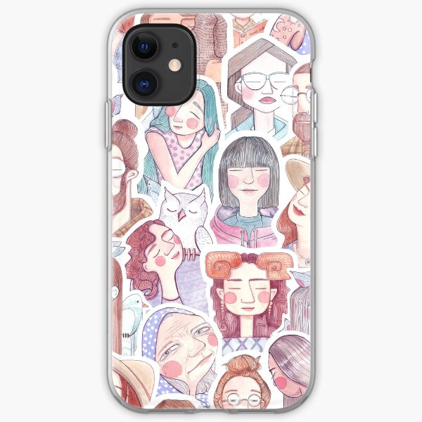 Colorful Crowd iPhone Soft Case