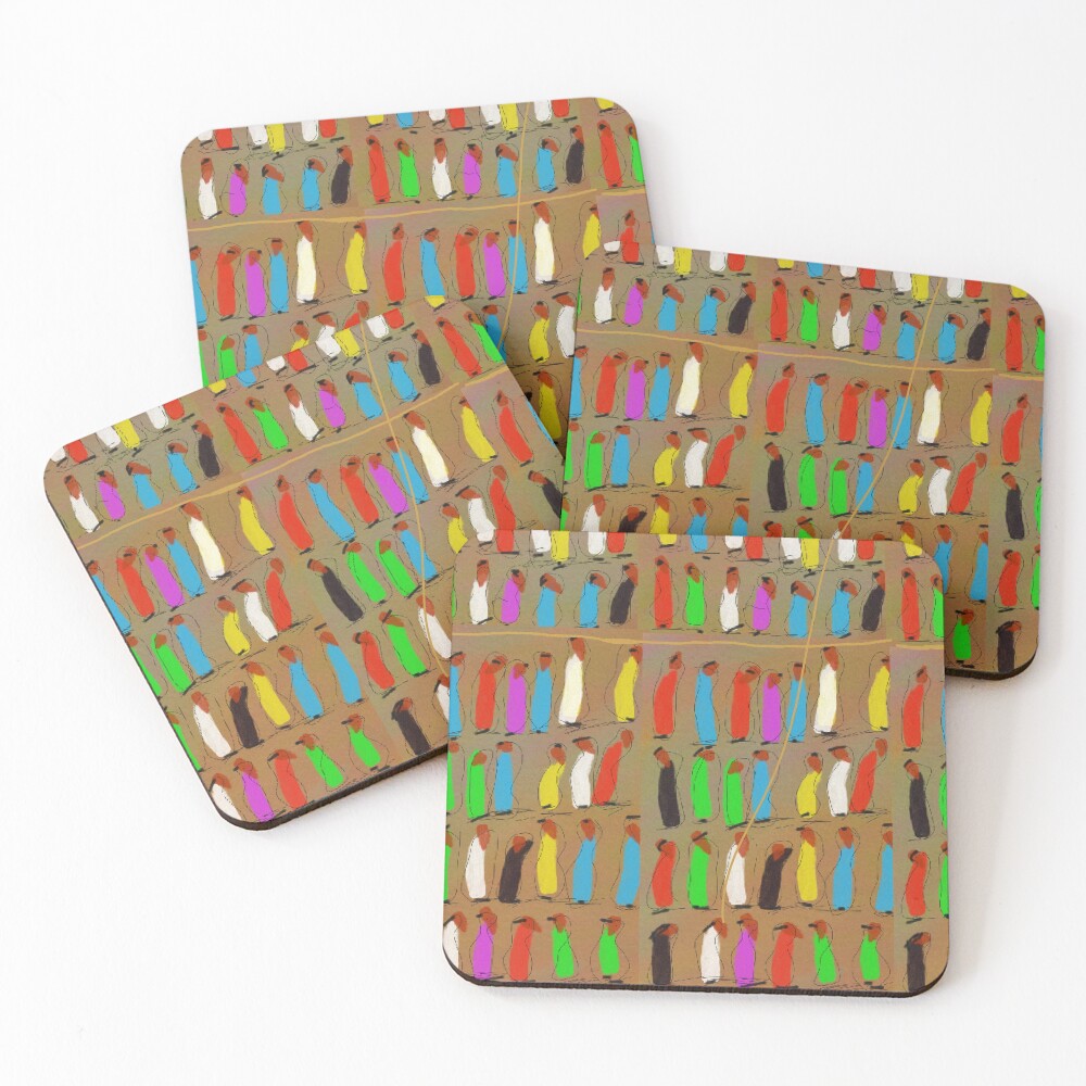 Item preview, Coasters (Set of 4) designed and sold by RuruaGia.