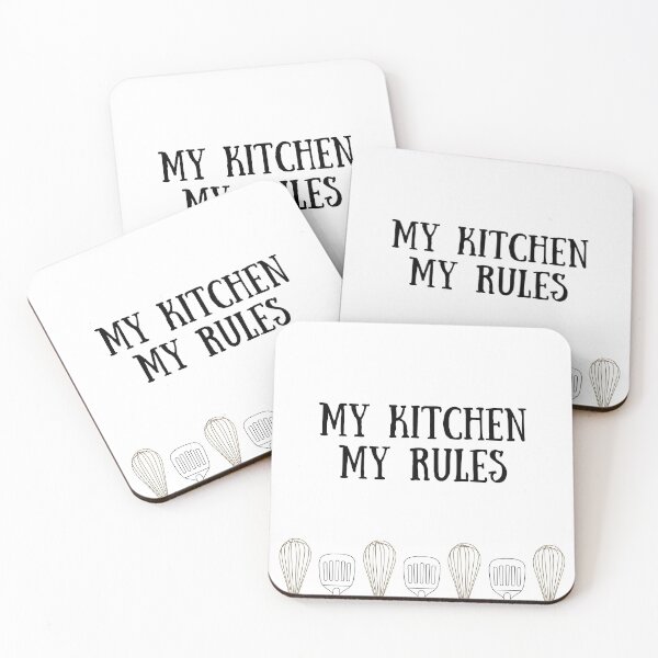 Item preview, My kitchen. My rules. designed and sold by MagicWordsDS.