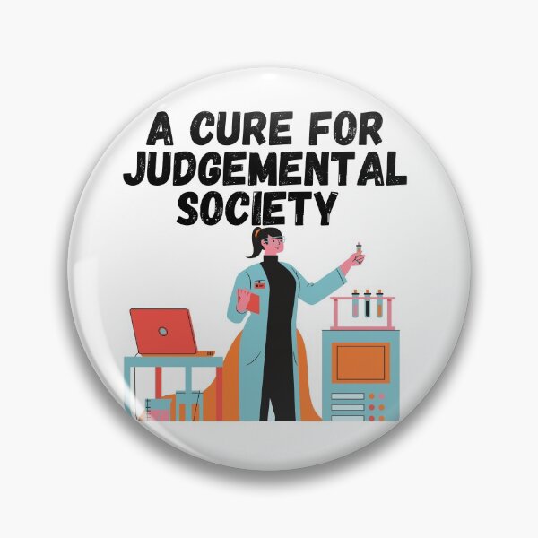 Item preview, A cure for judgmental society, classic  designed and sold by Mayuri Juyal.