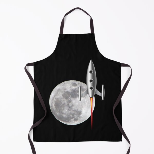 Item preview, Back To The Moon Space Exploration Full Moon And Rocket designed and sold by ElJimmo.
