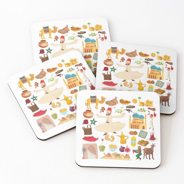 Item preview, Morocco Travel Icons designed and sold by FancyPlanet.