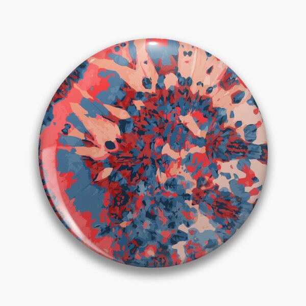 Item preview, Red & Blue Rainbow tie dye designed and sold by RSDigitalPrintDesign.
