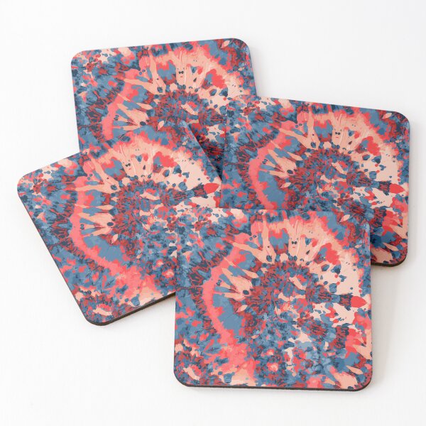 Item preview, Red & Blue Rainbow tie dye designed and sold by RSDigitalPrintDesign.