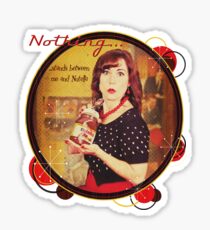 Nothing...stands between me and Nutella Sticker