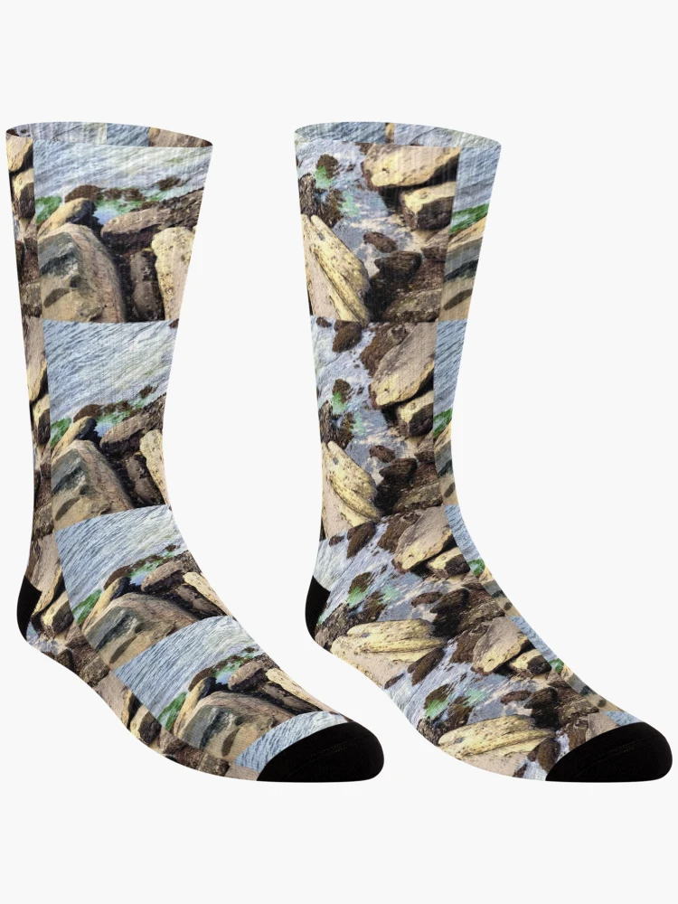 Thumbnail 3 of 5, Socks, Rad Rocks designed and sold by KazM.