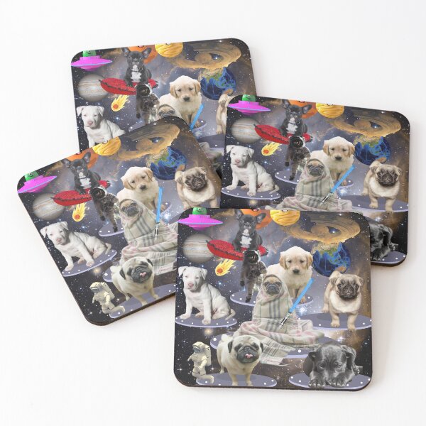 Item preview, Woof Gang in Space designed and sold by luckyturtles.