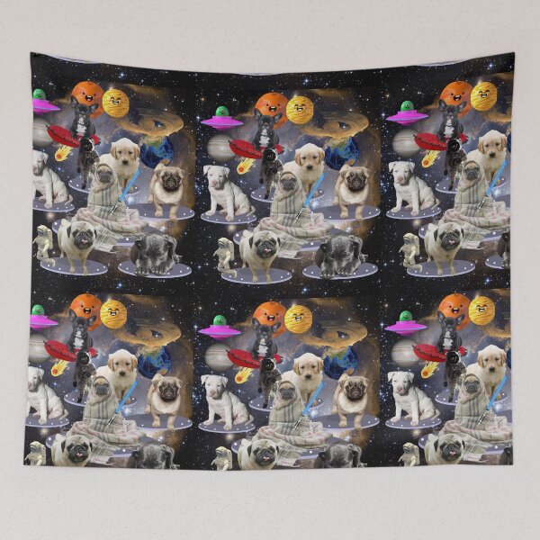 Item preview, Woof Gang in Space designed and sold by luckyturtles.