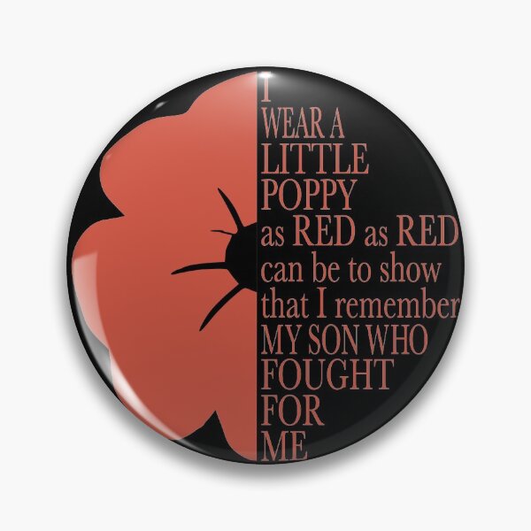 Item preview, Poppy Poem For Son designed and sold by CoolYule.