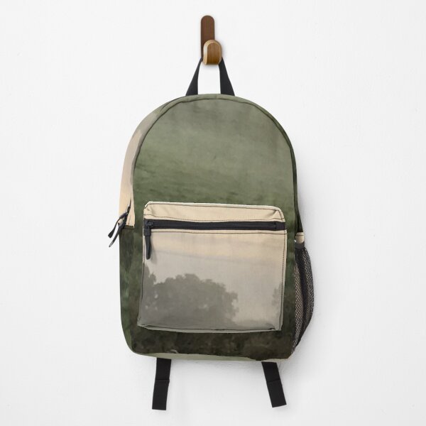 Item preview, Cows calmly grazing in Morning Haze Landscape green Pasture  designed and sold by LeBreab.