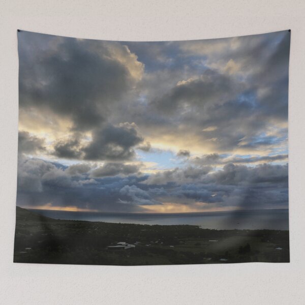 Item preview, Clouds before Sunset - Rapa Nui - Easter Island designed and sold by holgermader.