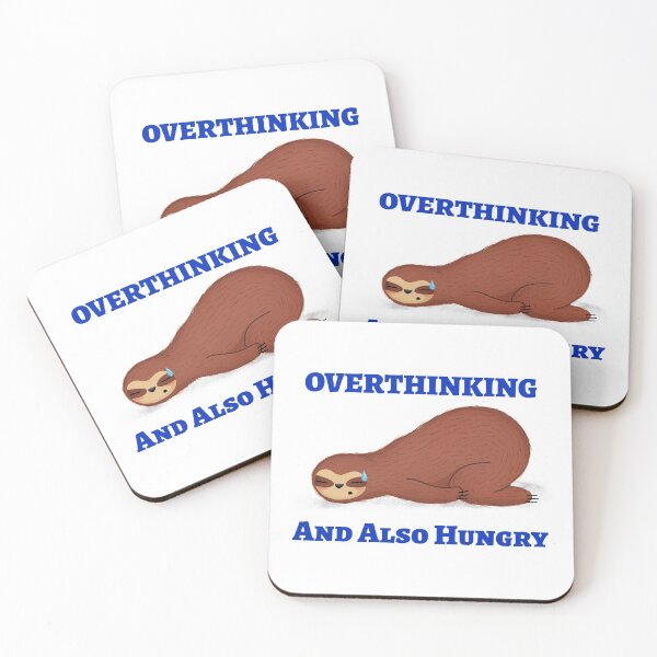 Item preview, Overthinking And Also Hungry designed and sold by FranksDesigns.